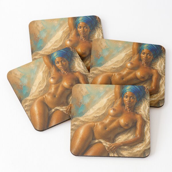 Item preview, Golden Grace | African Woman Fine Art Painting designed and sold by TedKentPhoto.