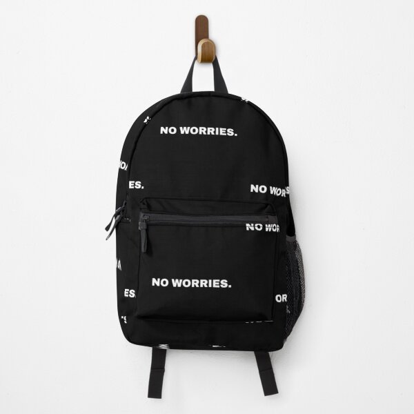 Item preview, No Worries Calm Positive Motivational Quote Typography designed and sold by AnnSign.