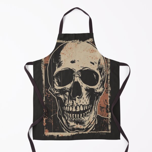 Item preview, Gothic Skull Ink Sketch Retro Grunge Poster designed and sold by ERODED SELF.