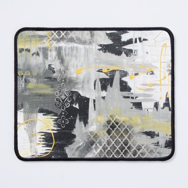 Item preview, Abstract Black and Yellow Patterns designed and sold by Jean Plout.