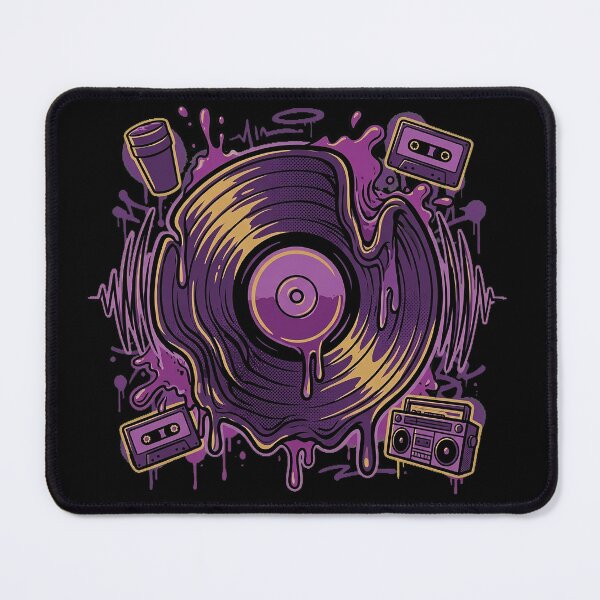 Item preview, Slowed & Chopped — Purple Vinyl Street Art designed and sold by hamza19911991.