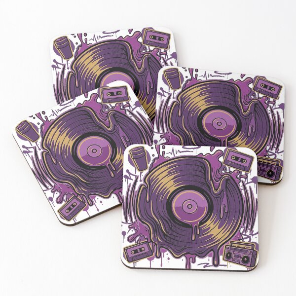 Item preview, Slowed & Chopped — Purple Vinyl Street Art designed and sold by hamza19911991.