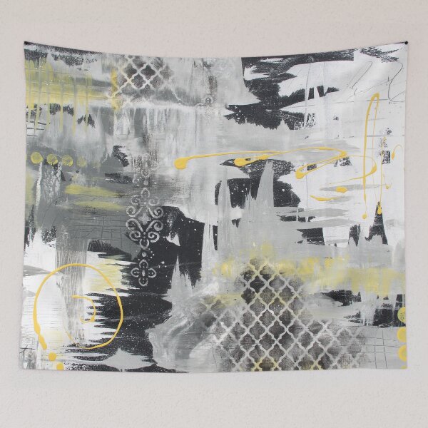 Item preview, Abstract Black and Yellow Patterns designed and sold by Jean Plout.