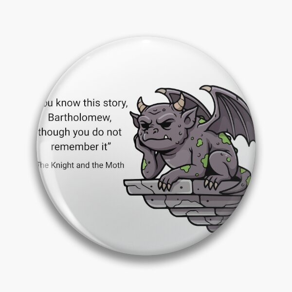 Item preview, Bartholomew Knight and Moth designed and sold by lizzieissorad.