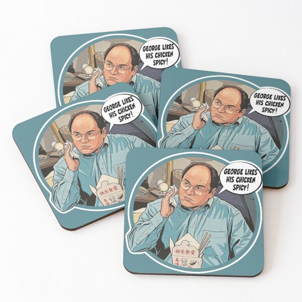 Item preview, George Likes His Chicken Spicy designed and sold by Deviant Logic Design.