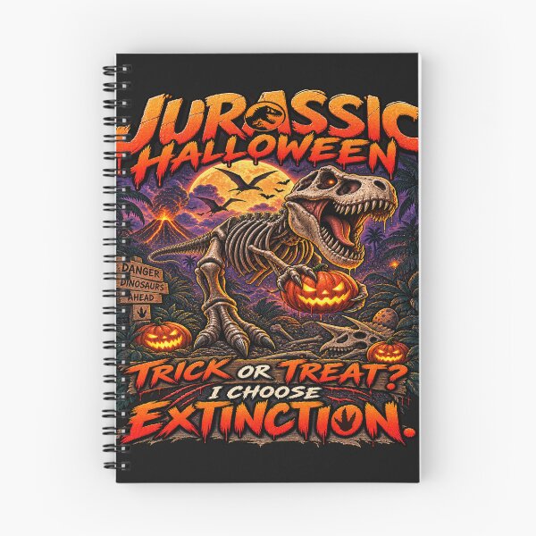 Item preview, Jurassic Halloween – Trick or Treat? I Choose Extinction designed and sold by Lumvero.