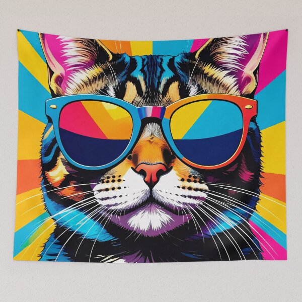 Item preview, Cat Wearing Sunglasses designed and sold by DGMaxShop.