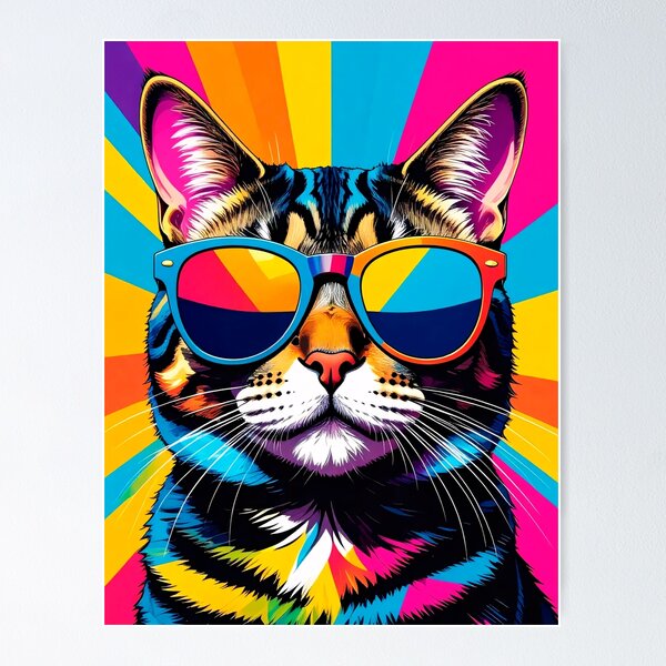 Item preview, Cat Wearing Sunglasses designed and sold by DGMaxShop.