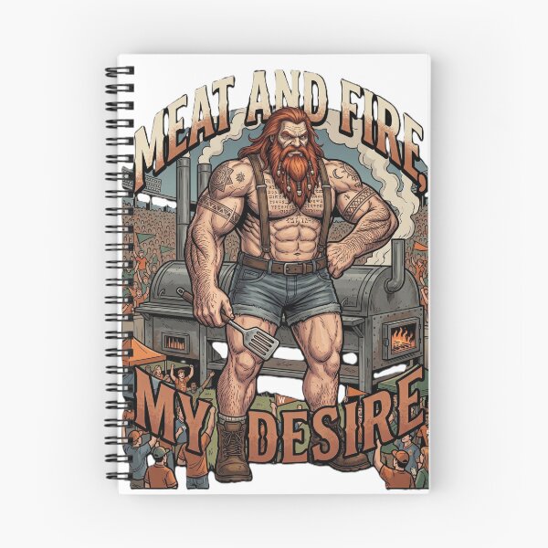Item preview, Meat and Fire My Desire Funny BBQ Pitmaster Grilling Design designed and sold by It's Heritage Hoss.