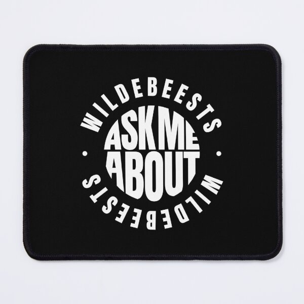 Item preview, Ask me About Wildebeest designed and sold by MaryAller.