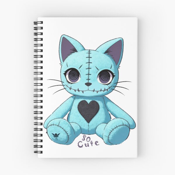 Item preview, creepy cat,Creepy Stitched Cat – Cute Horror Halloween designed and sold by TitiaDesign.