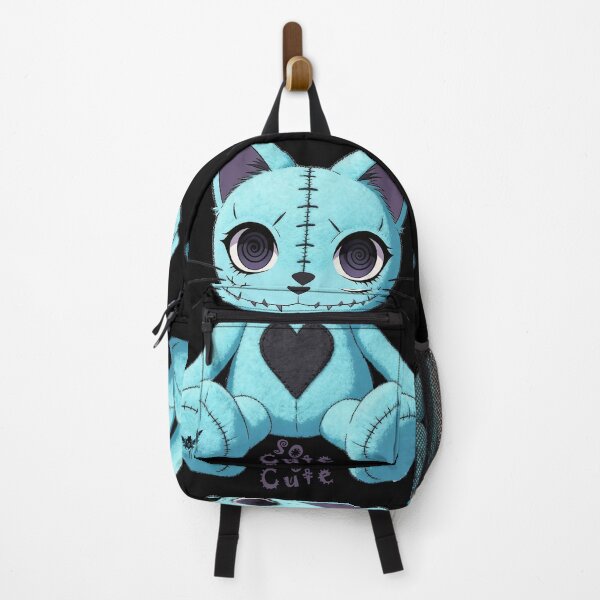 Item preview, creepy cat,Creepy Stitched Cat – Cute Horror Halloween designed and sold by TitiaDesign.