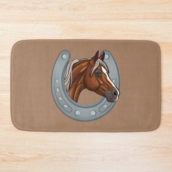 Item preview, An Arab, Abu'urqub, and a horseshoe designed and sold by Cheval-de-coeur.