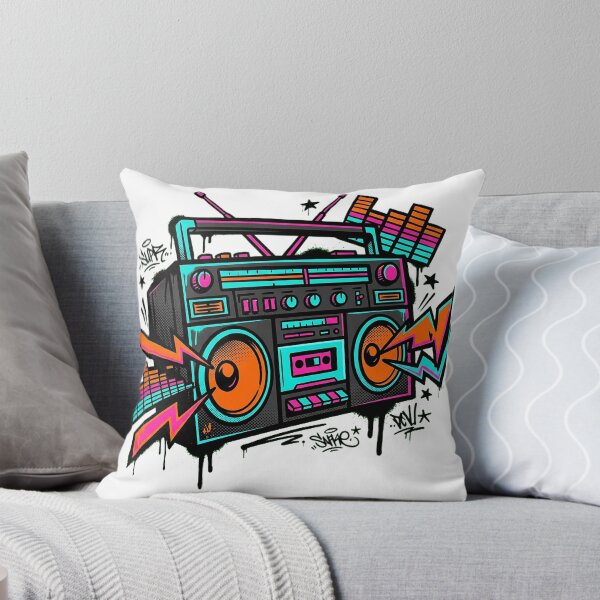 Item preview, Street Sound — Old School Boombox Graffiti designed and sold by hamza19911991.