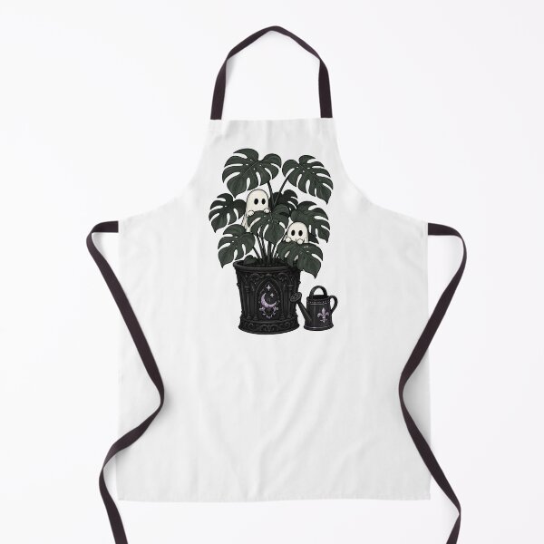 Item preview, Monstera Ghosts Gothic Houseplant Garden Illustration designed and sold by Artmares.