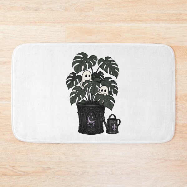 Item preview, Monstera Ghosts Gothic Houseplant Garden Illustration designed and sold by Artmares.