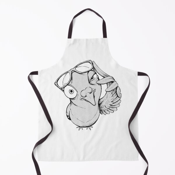 Item preview, Fine de Claire - Sassy Pigeon with Glasses Sketch designed and sold by LiapkaShaped.