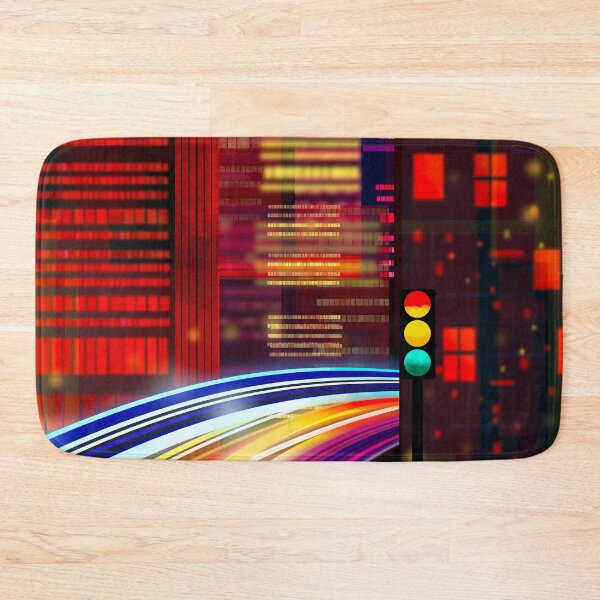Item preview, Vibrant Cityscape at Night designed and sold by Andrew  Hitchen.