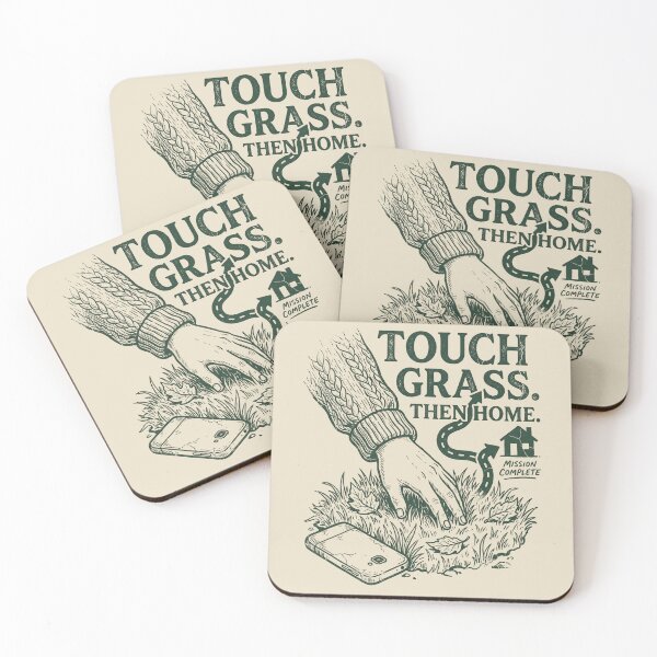 Item preview, Touch Grass Then Go Home designed and sold by SignumShop.