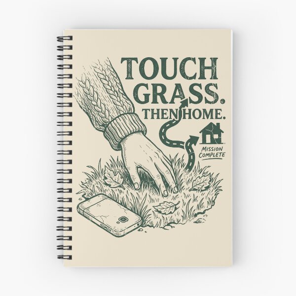 Item preview, Touch Grass Then Go Home designed and sold by SignumShop.