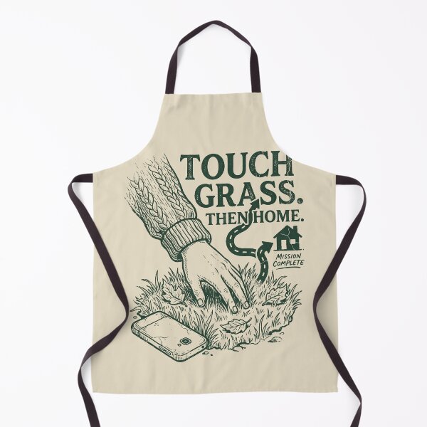 Item preview, Touch Grass Then Go Home designed and sold by SignumShop.