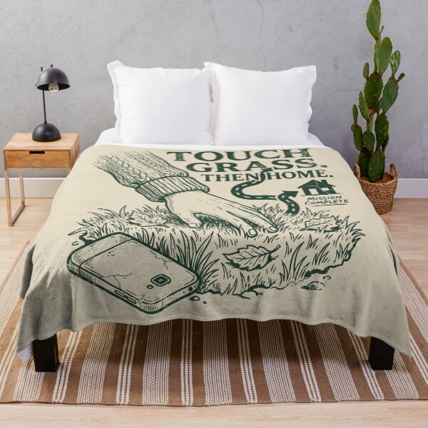 Item preview, Touch Grass Then Go Home designed and sold by SignumShop.