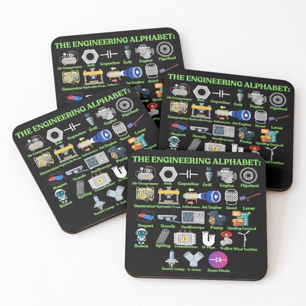 Item preview, The Engineering Alphabet: A to Z Engineer designed and sold by NoetherSym.