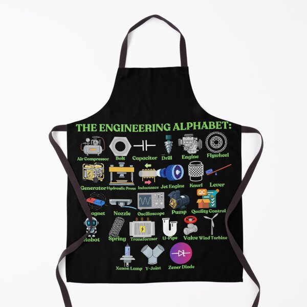 Item preview, The Engineering Alphabet: A to Z Engineer designed and sold by NoetherSym.