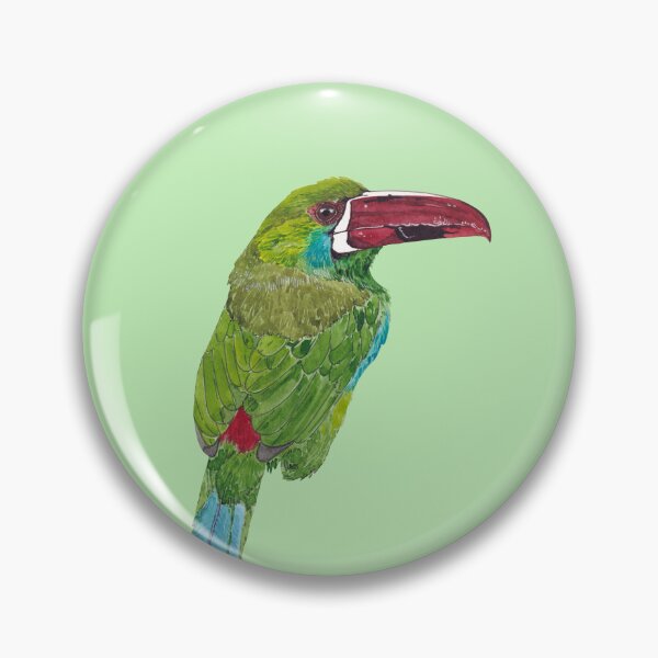 Item preview, CRIMSON RUMPED TOUCANET-Aulacorhynchus haematopygus designed and sold by BEATRIZ ABAITUA.