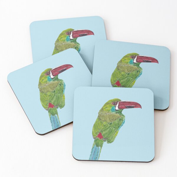 Item preview, CRIMSON RUMPED TOUCANET-Aulacorhynchus haematopygus designed and sold by BEATRIZ ABAITUA.