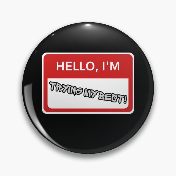 Item preview, Trying my best! designed and sold by Typography Mall.