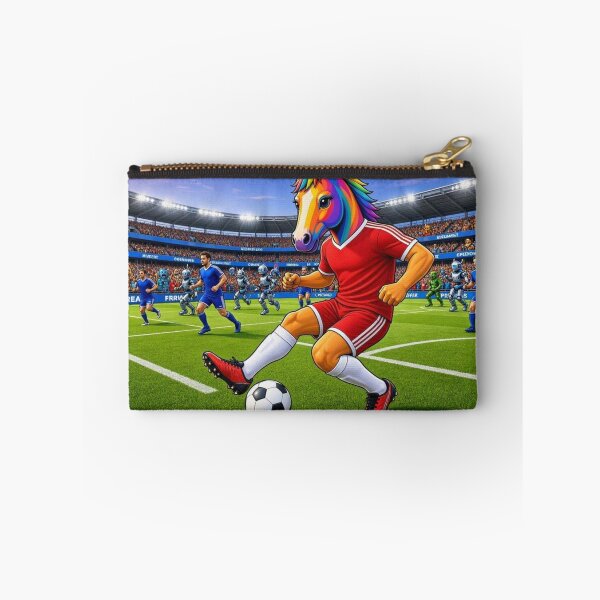 Item preview, Rainbow Horse Football Soccer Star in Stadium designed and sold by Breezes-of-Ida.
