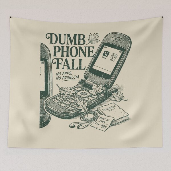Item preview, Dumb Phone Fall designed and sold by SignumShop.