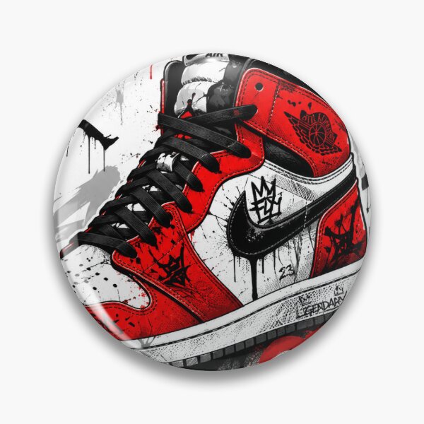 Item preview, Fly High Red Sneakers Graffiti Art HYPEBEAST designed and sold by PRIME4YOU.