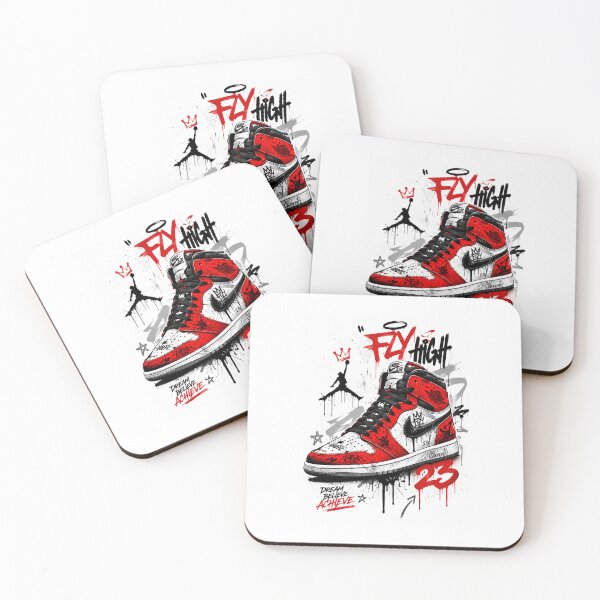 Item preview, Fly High Red Sneakers Graffiti Art HYPEBEAST designed and sold by PRIME4YOU.