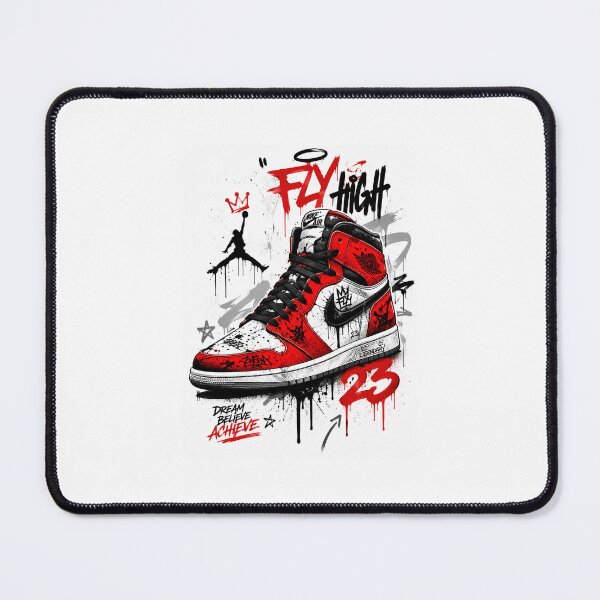 Item preview, Fly High Red Sneakers Graffiti Art HYPEBEAST designed and sold by PRIME4YOU.