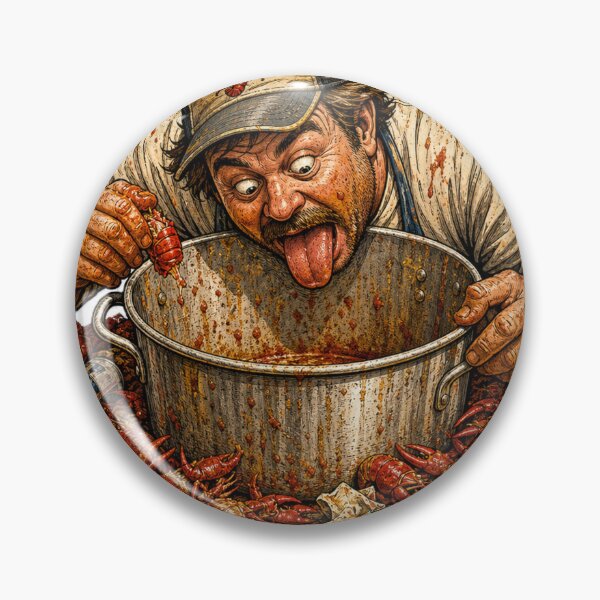 Item preview, Can I Lick the Pot Funny Crawfish Boil Cook Humor Design designed and sold by It's Heritage Hoss.