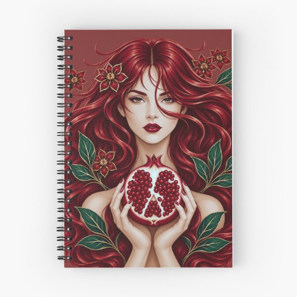 Item preview, Persephone Goddess of Spring and Pomegranate  designed and sold by MythicMood.