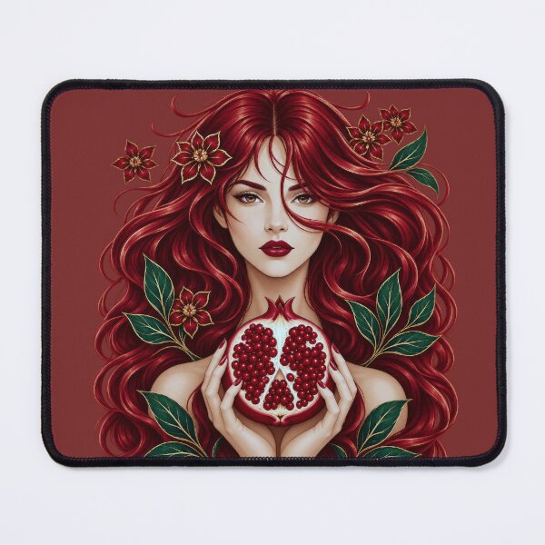 Item preview, Persephone Goddess of Spring and Pomegranate  designed and sold by MythicMood.