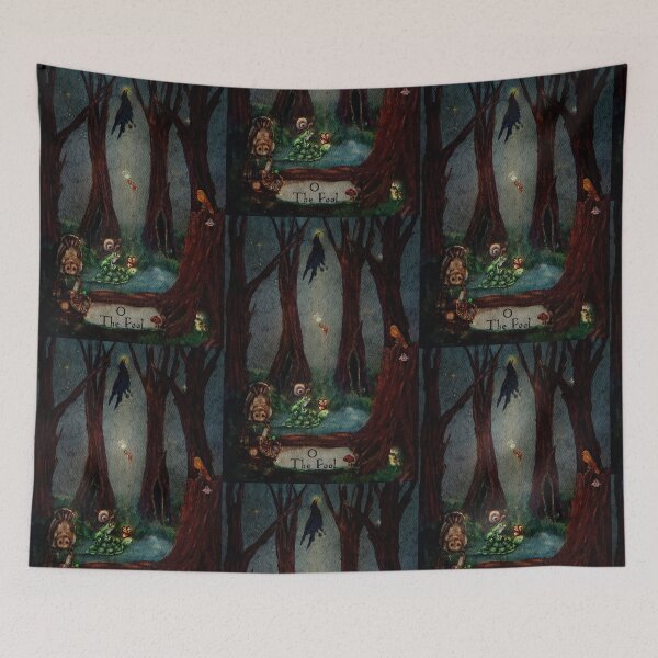 Item preview, The Fool: Woodland Watercolor Tarot Card designed and sold by Monica Laipple.