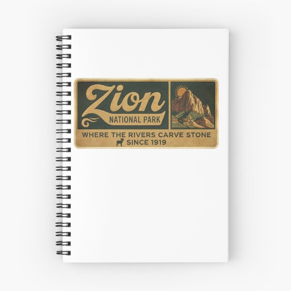 Item preview, Zion National Park Vintage Patch Retro Utah Red Rock Canyon Hiking Souvenir designed and sold by LittleArij.