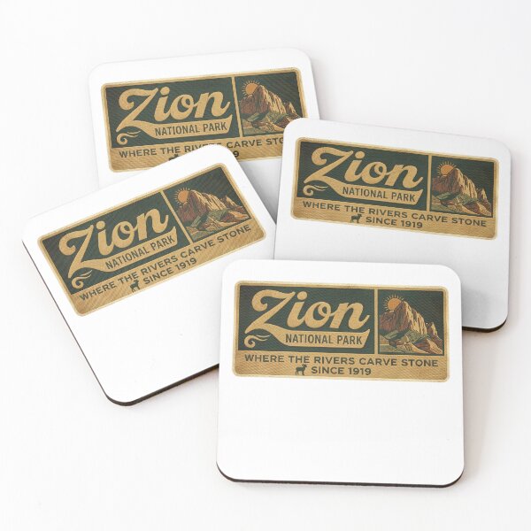Item preview, Zion National Park Vintage Patch Retro Utah Red Rock Canyon Hiking Souvenir designed and sold by LittleArij.