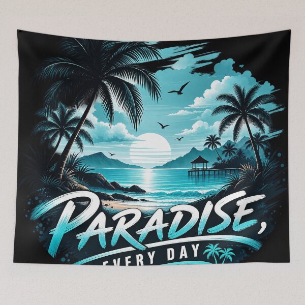 Item preview, Tropical Beach T-Shirt Design designed and sold by findsgeneral.