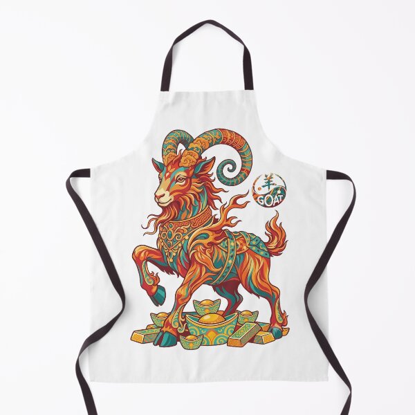 Item preview, Majestic Fire Goat 2027 Chinese Zodiac Lunar New Year Wealth Ram designed and sold by taogiauco.