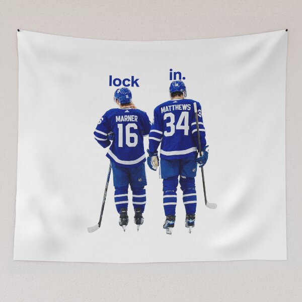 Item preview, Mitch Marner and Auston Matthews 'Lock In' Cutout | 1634 Toronto Maple Leafs designed and sold by Ferne Reacts.