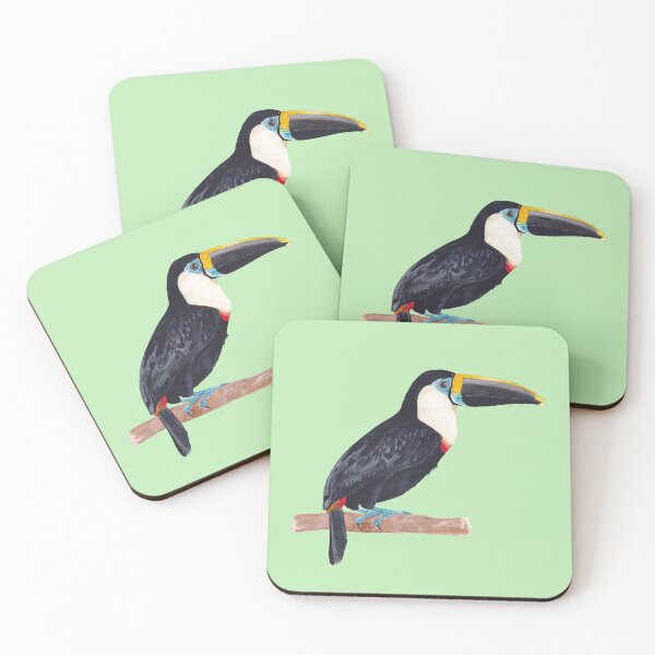 Item preview, WHITE THROATED TOUCAN-Ramphastos tucanus cuvieri  designed and sold by BEATRIZ ABAITUA.