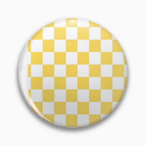 Item preview, Mustard Yellow And White Checkerboard Pattern 98 designed and sold by ChadIvey.