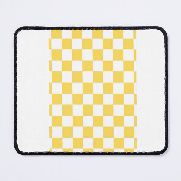 Item preview, Mustard Yellow And White Checkerboard Pattern 98 designed and sold by ChadIvey.