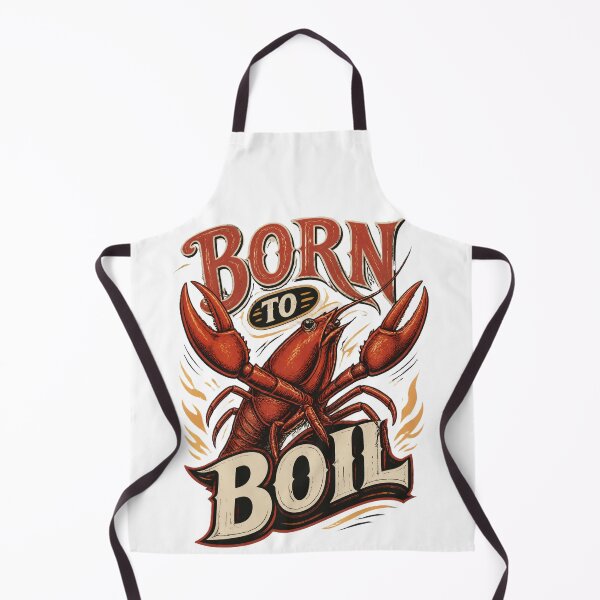 Artikelvorschau, „Born To Boil“ – Lustiges Cajun-Krebs-Koch-Design mit scharfen Schlammkäfern entworfen und verkauft von It's Heritage Hoss.