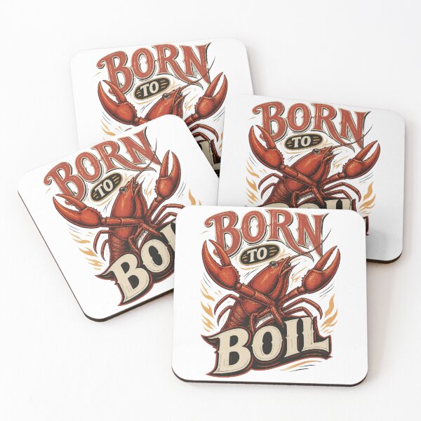 Item preview, Born To Boil Funny Cajun Crawfish Boil Spicy Mudbug Design designed and sold by It's Heritage Hoss.